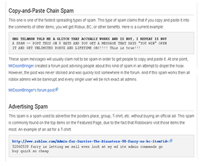 Types of Wiki Spam